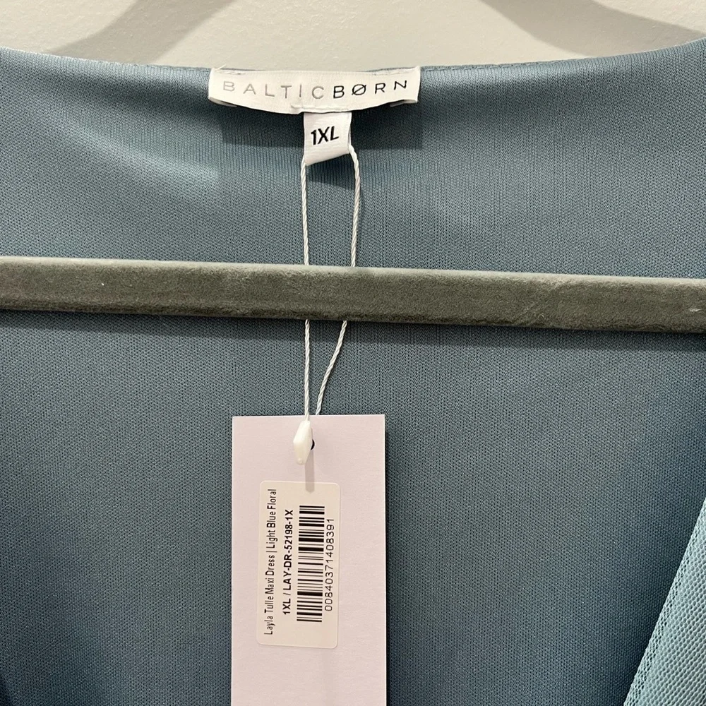 Baltic Born Soft Blue Long Sleeve Dress - Picture 3 of 3